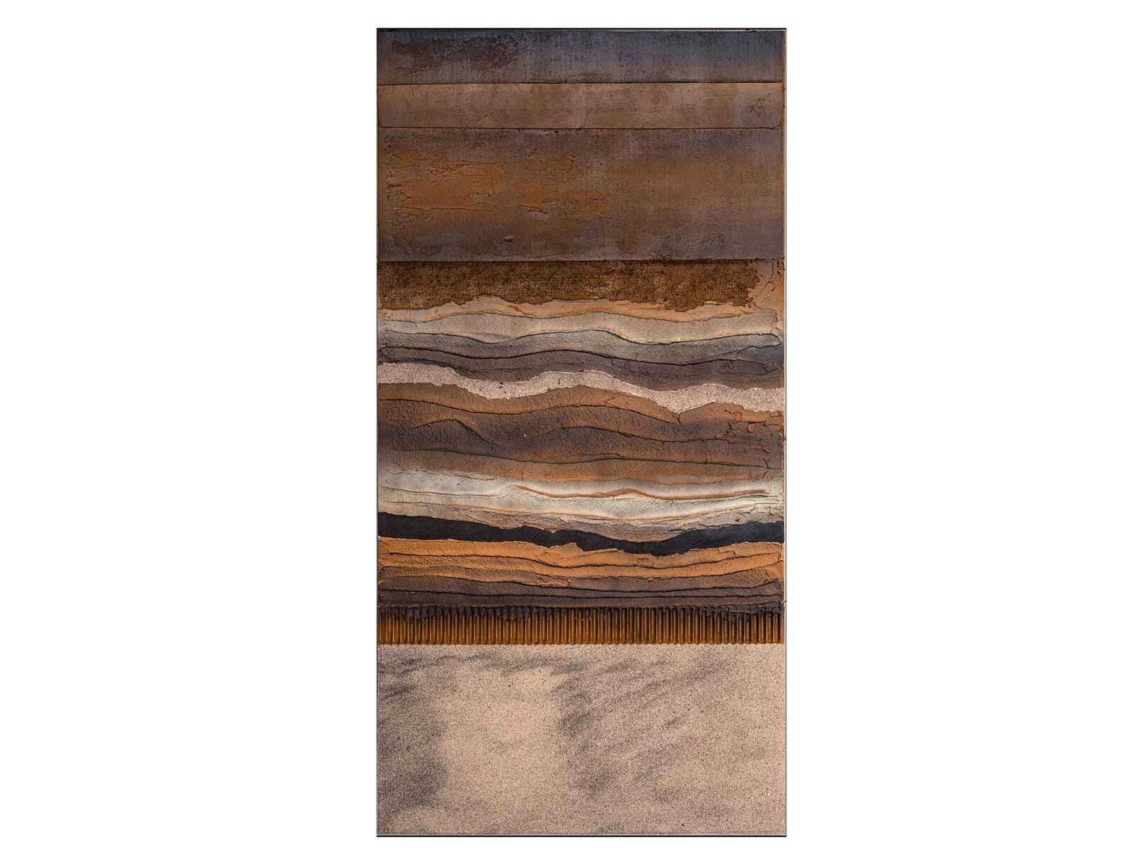 169 Horizonte Dachpappe, Verputz (Spachtelmassse), Sand, Sacktuch 50x100 cm
